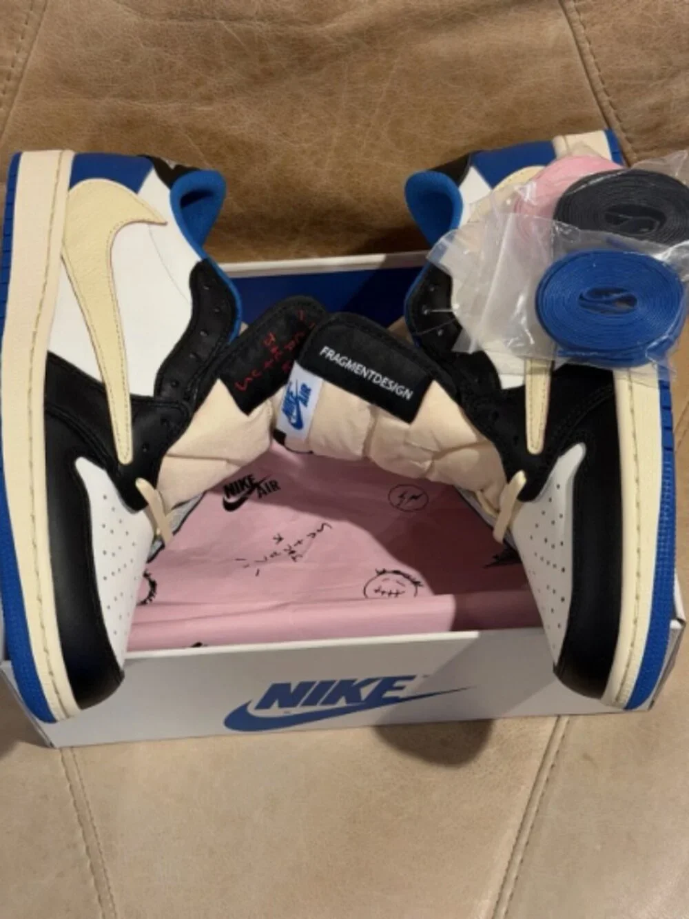 Travis Scott fragment design Nike Air Jordan 1 Low OG SP